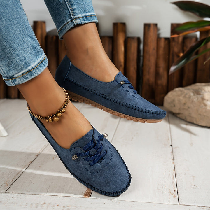 Greta | Bequeme Loafer aus Wildleder für den Alltag