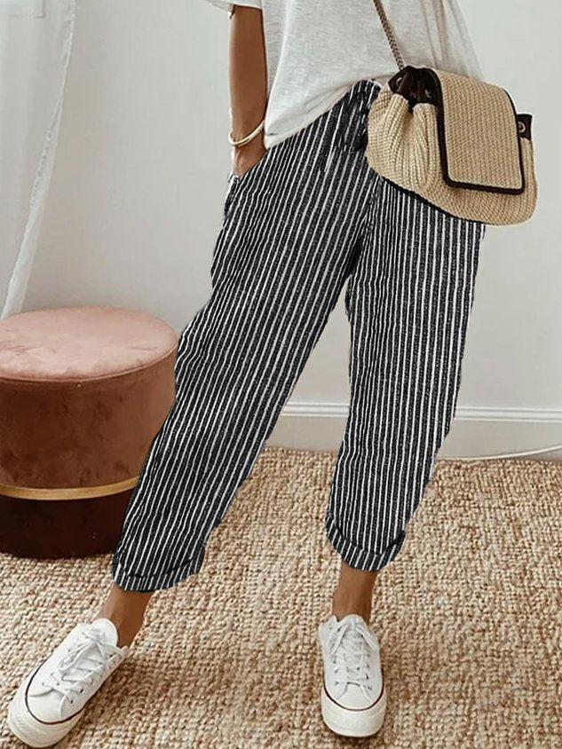 Livia | Leinen Jogginghose Damen