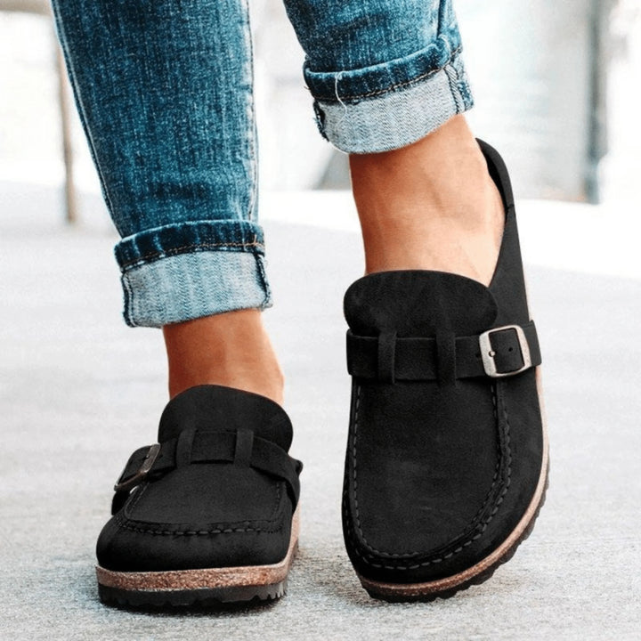 Annika | Bequeme Clogs mit Schnallen im Freizeitlook
