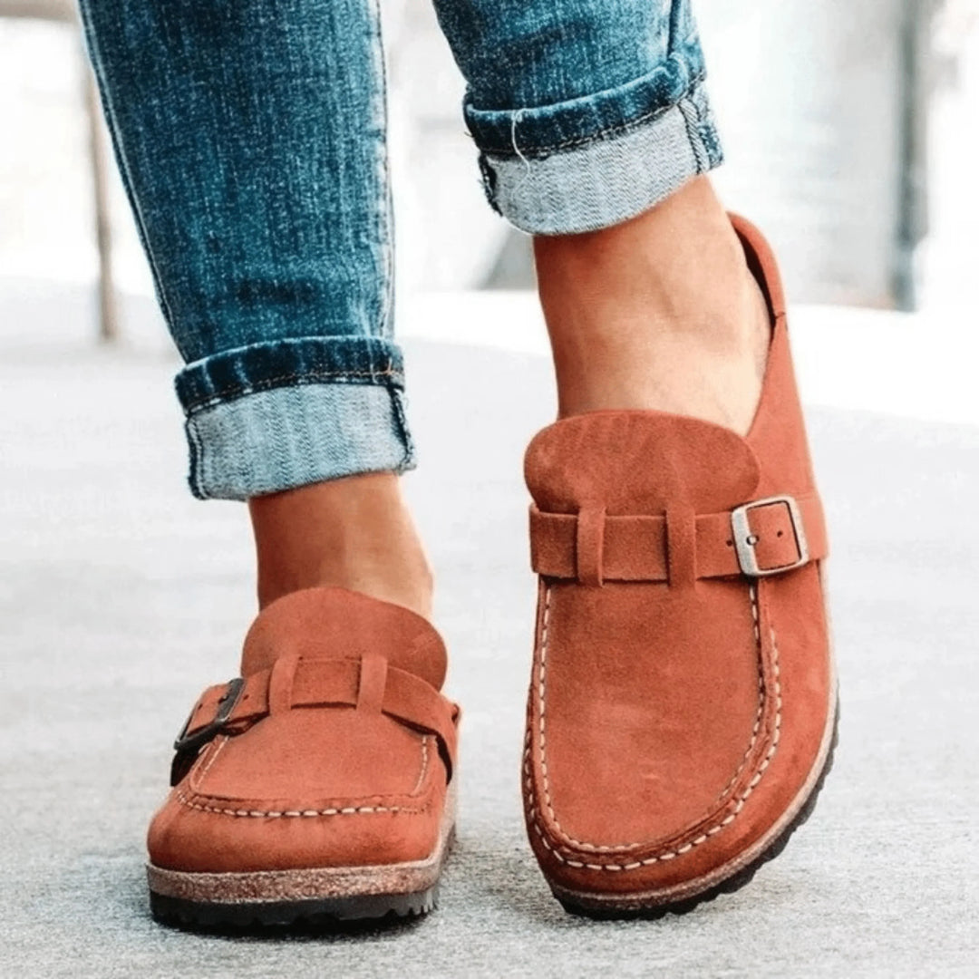 Annika | Bequeme Clogs mit Schnallen im Freizeitlook