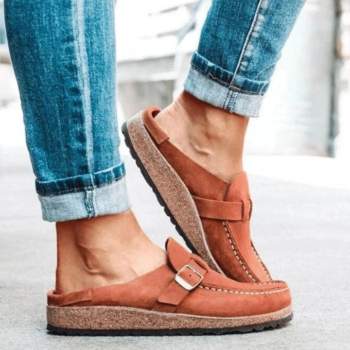 Annika | Bequeme Clogs mit Schnallen im Freizeitlook