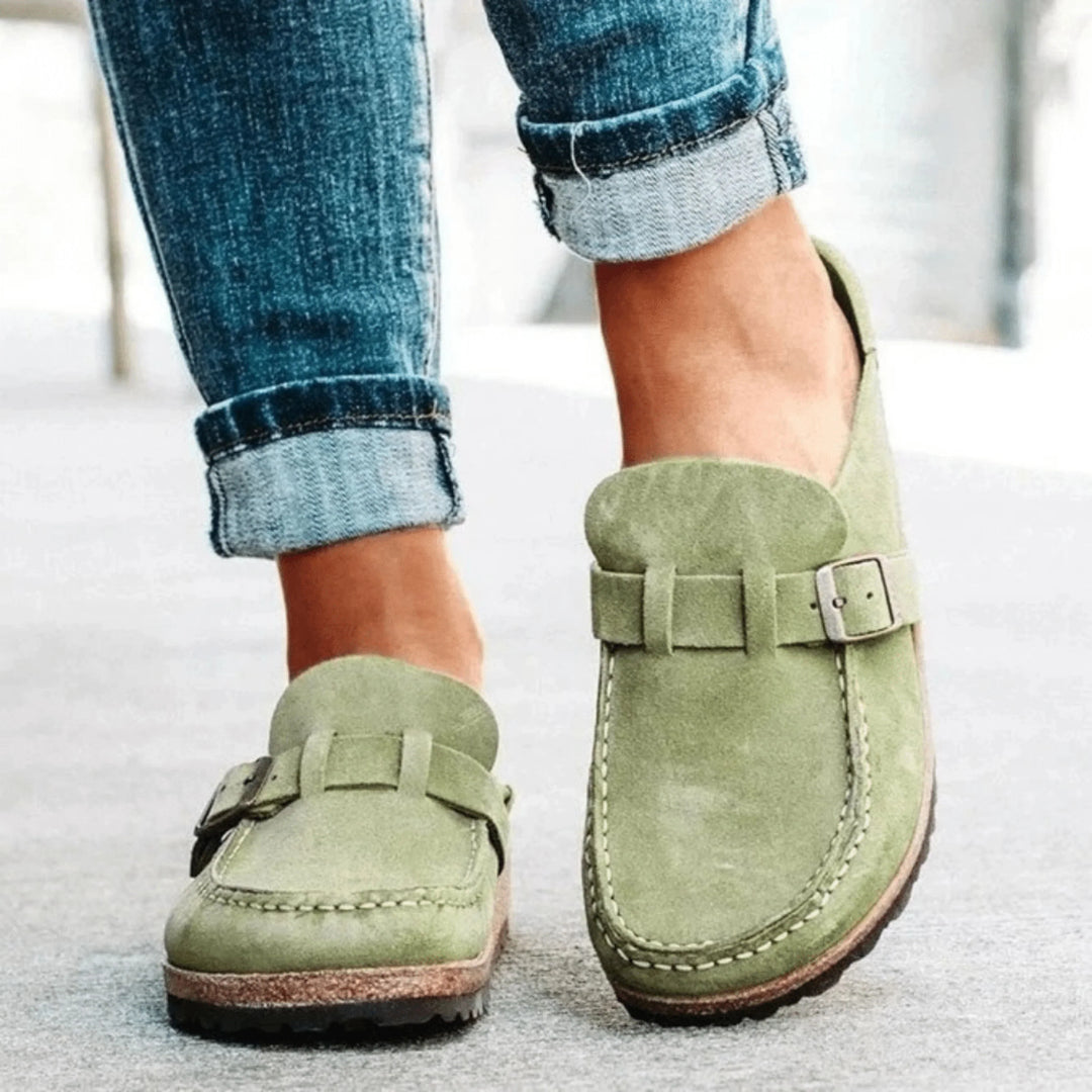 Annika | Bequeme Clogs mit Schnallen im Freizeitlook