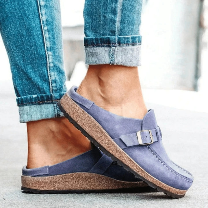 Annika | Bequeme Clogs mit Schnallen im Freizeitlook