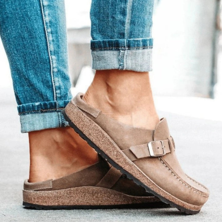 Annika | Bequeme Clogs mit Schnallen im Freizeitlook