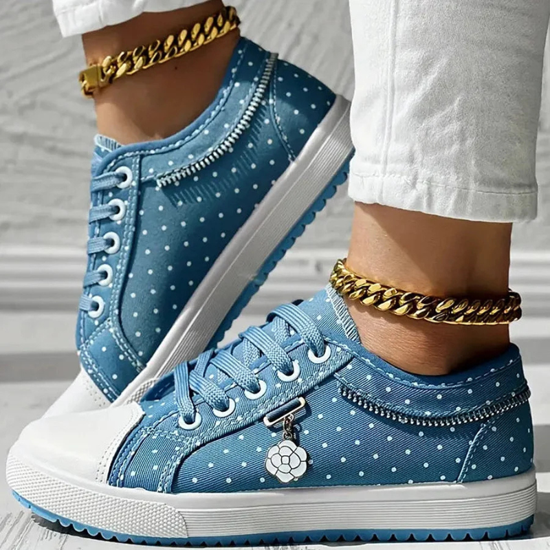 Anouk | Lässige Sneaker mit Blumenmuster