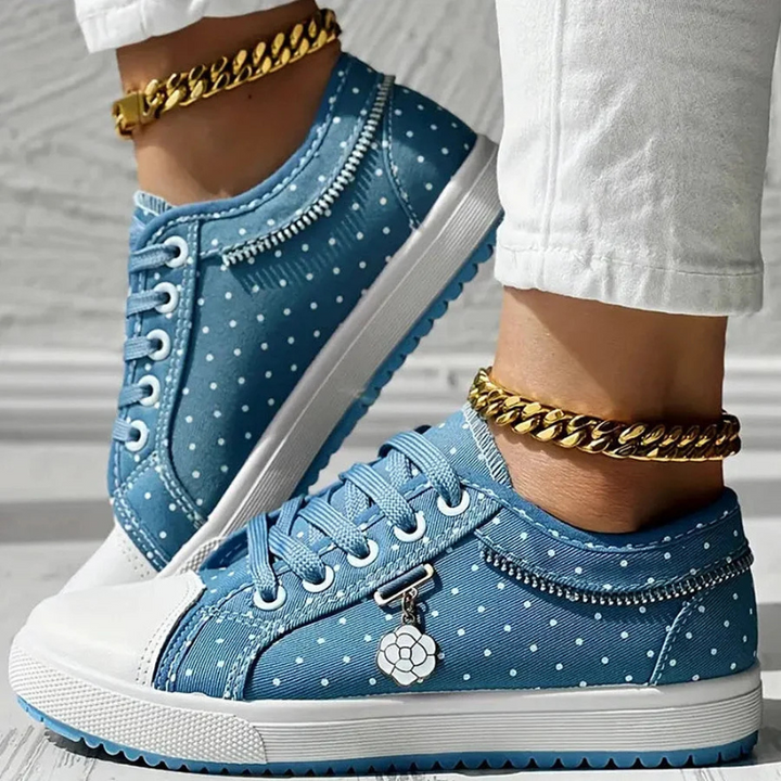 Anouk | Lässige Sneaker mit Blumenmuster