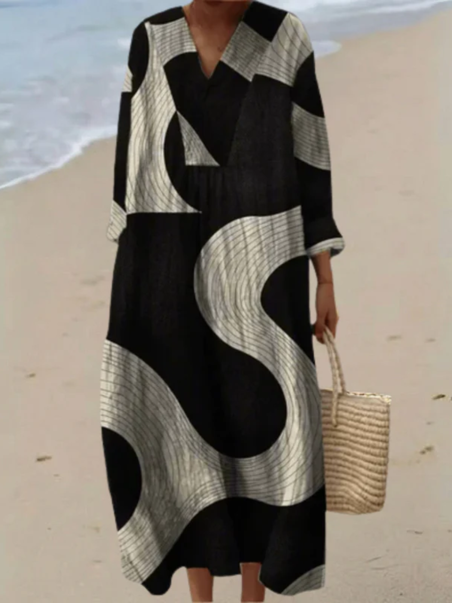 Sophia | Sommerliches Maxikleid mit Print