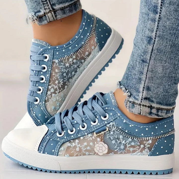 Anouk | Lässige Sneaker mit Blumenmuster