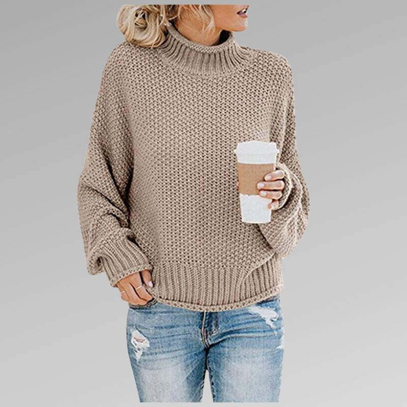 Elina | Rollkragen Strickpullover Damen