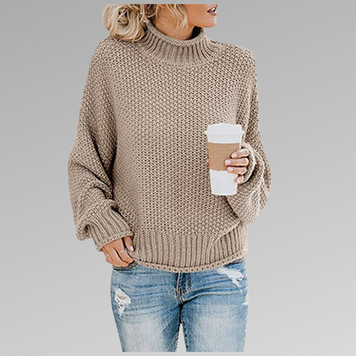 Elina | Rollkragen Strickpullover Damen