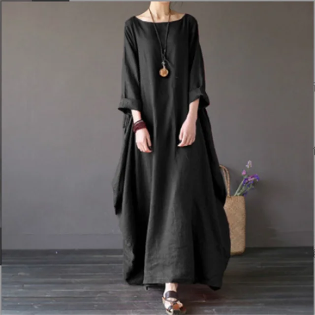 Willow | Oversized-Maxikleid aus Leinen