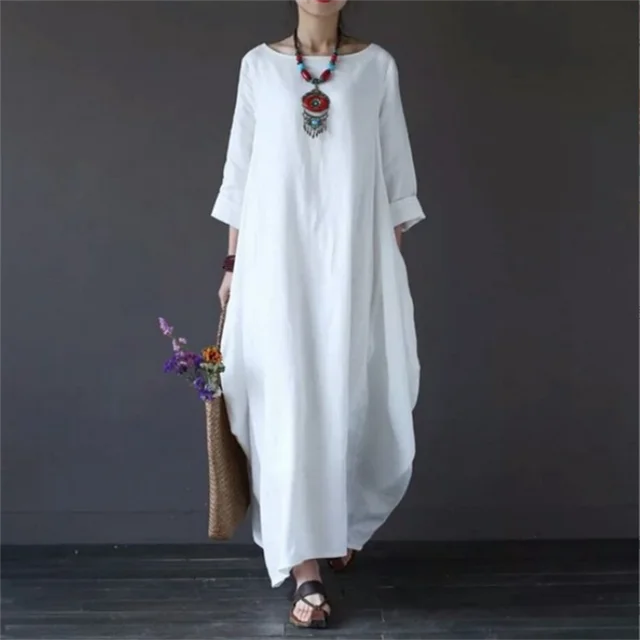 Willow | Oversized-Maxikleid aus Leinen