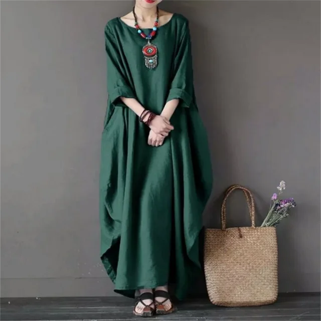 Willow | Oversized-Maxikleid aus Leinen