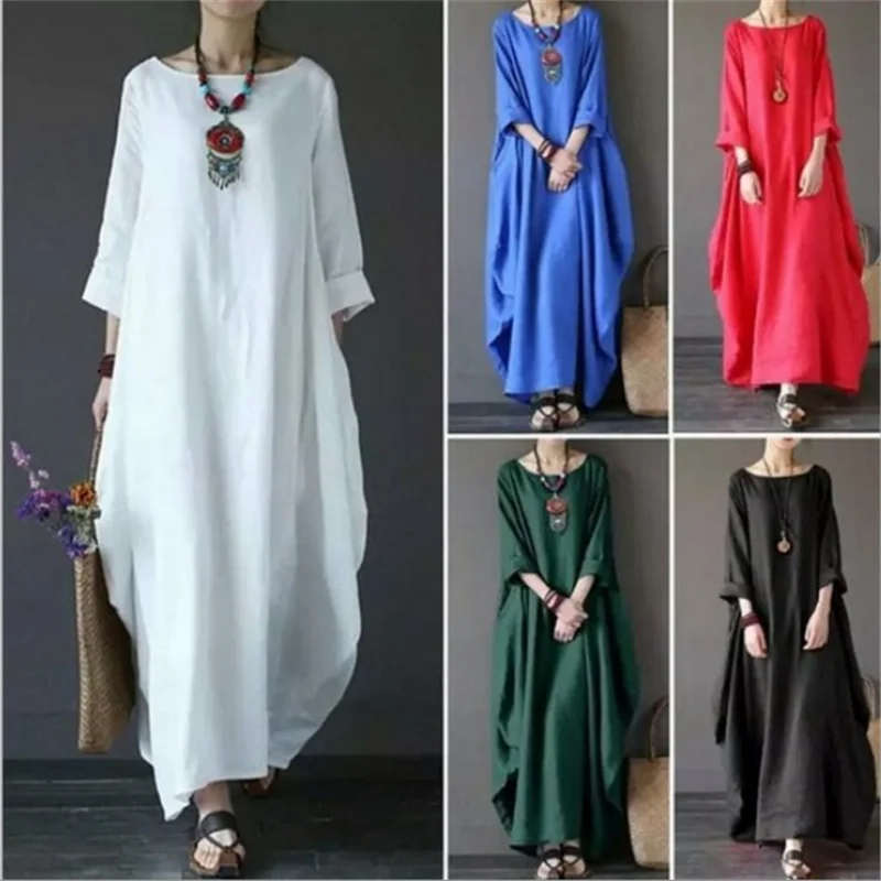 Willow | Oversized-Maxikleid aus Leinen