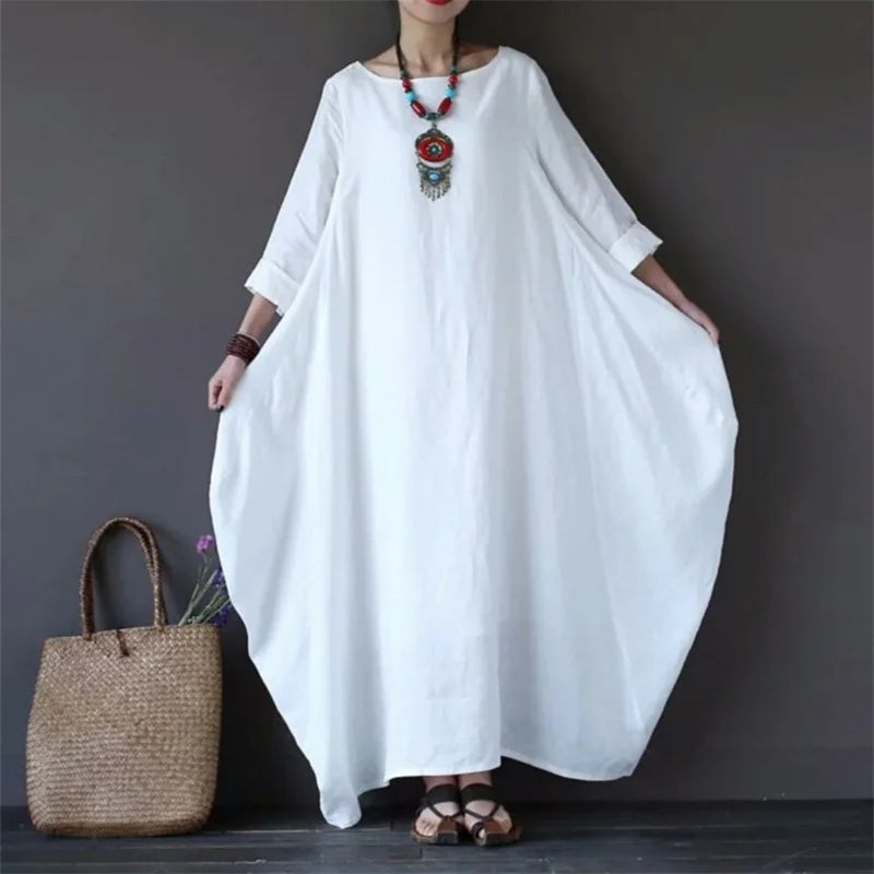 Willow | Oversized-Maxikleid aus Leinen