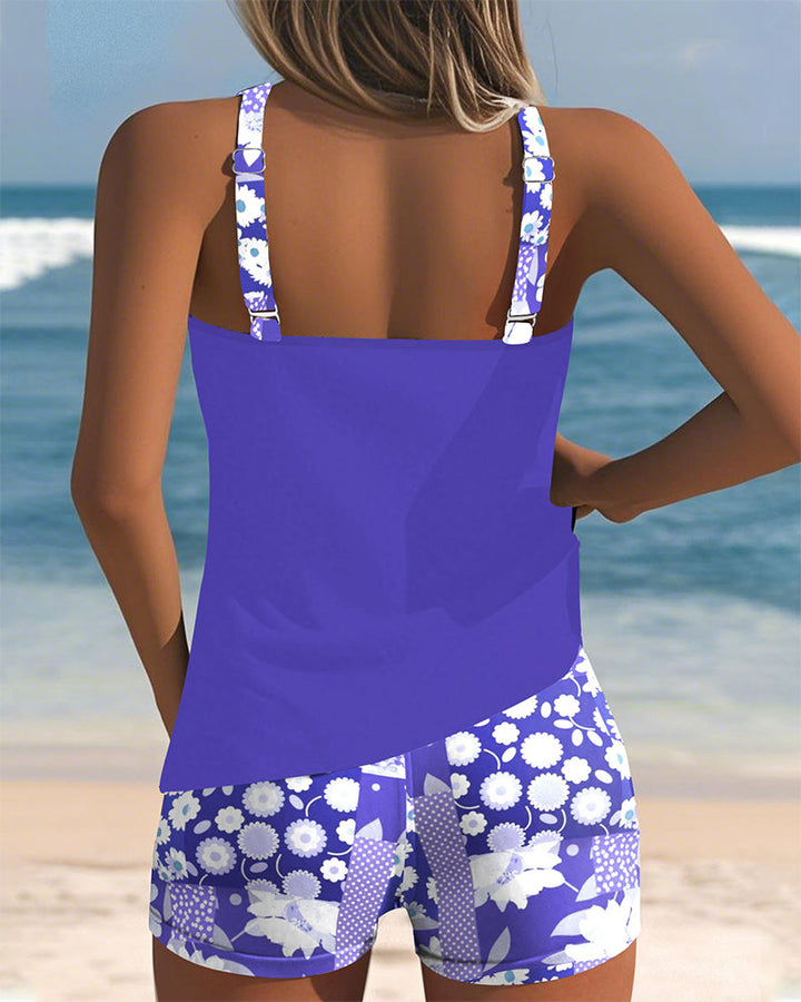 Sophie | Tankini-Badeanzug mit Blumenmuster