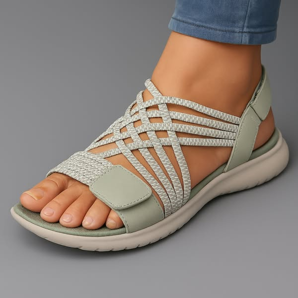 Elowen | Bequeme Wandersandalen aus gewebtem Material