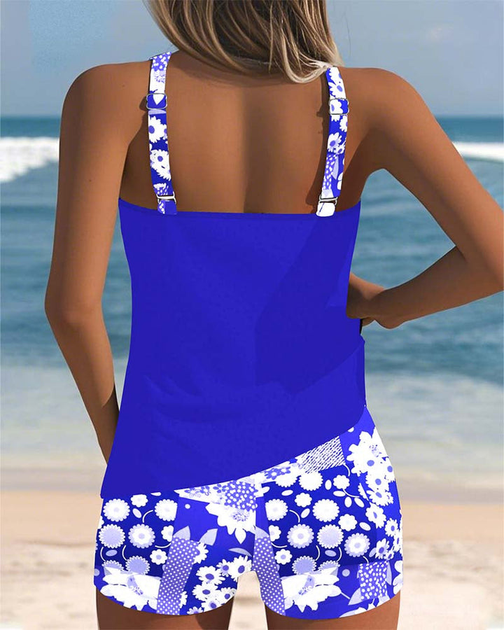 Sophie | Tankini-Badeanzug mit Blumenmuster