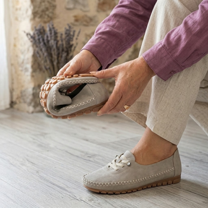 Greta | Bequeme Loafer aus Wildleder für den Alltag