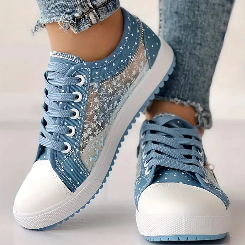 Anouk | Lässige Sneaker mit Blumenmuster