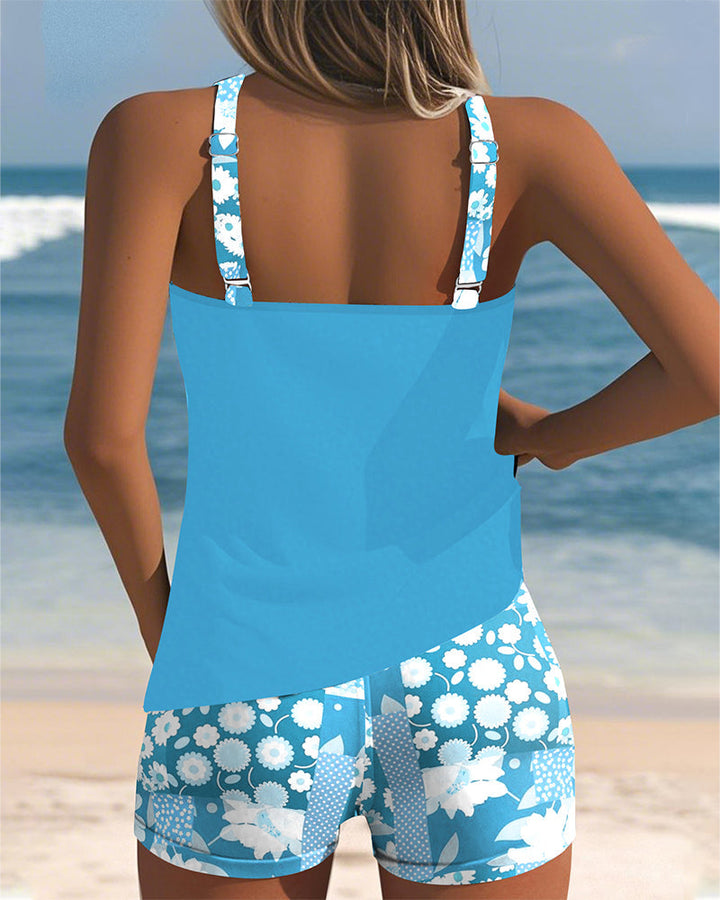 Sophie | Tankini-Badeanzug mit Blumenmuster