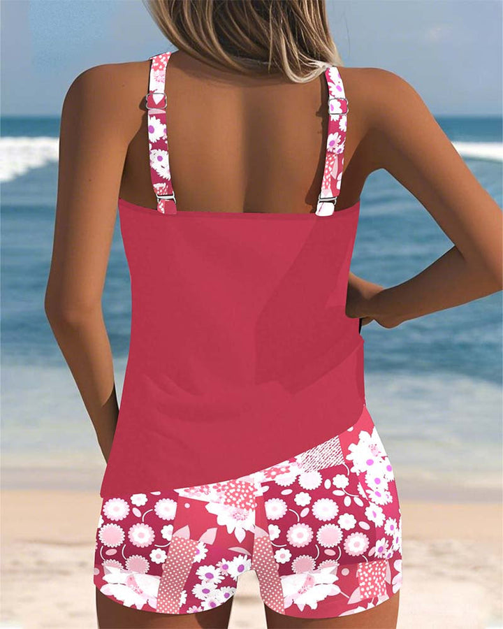 Sophie | Tankini-Badeanzug mit Blumenmuster