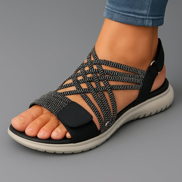 Elowen | Bequeme Wandersandalen aus gewebtem Material