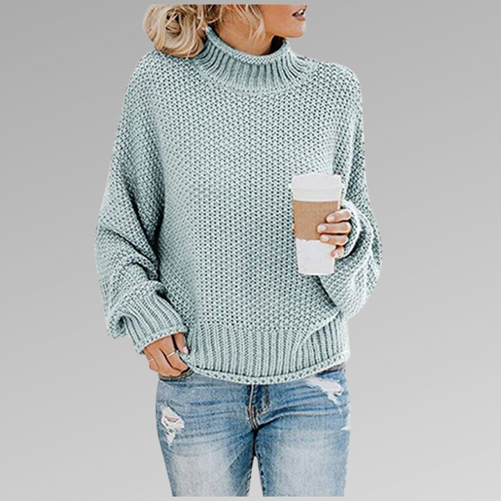 Elina | Rollkragen Strickpullover Damen