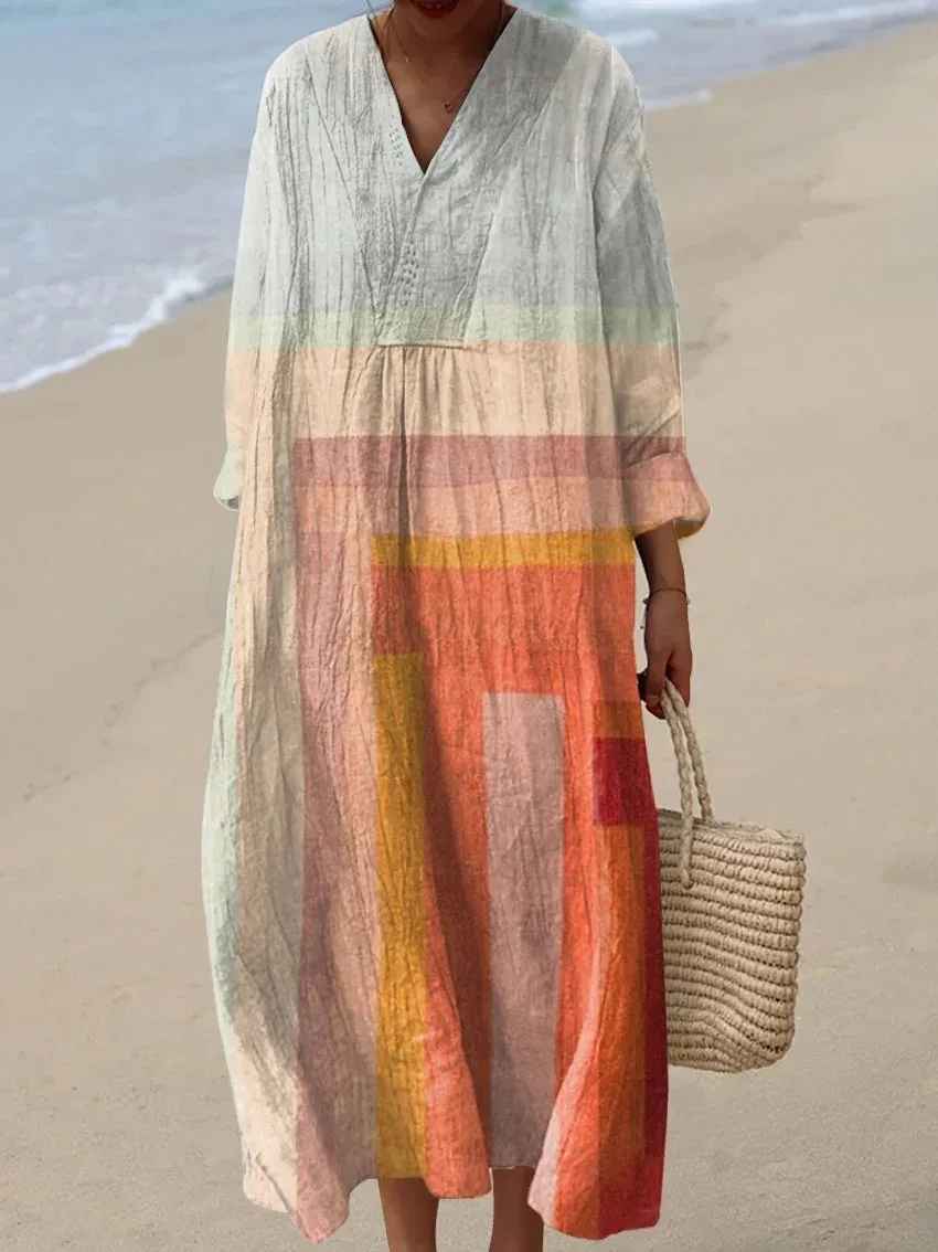 Sophia | Sommerliches Maxikleid mit Print