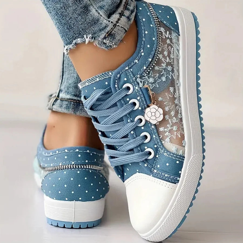 Anouk | Lässige Sneaker mit Blumenmuster