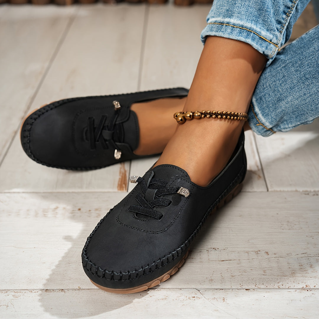 Greta | Bequeme Loafer aus Wildleder für den Alltag