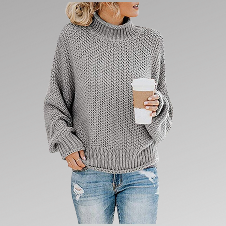 Elina | Rollkragen Strickpullover Damen