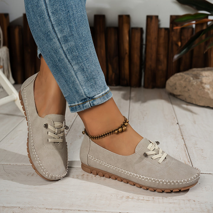 Greta | Bequeme Loafer aus Wildleder für den Alltag