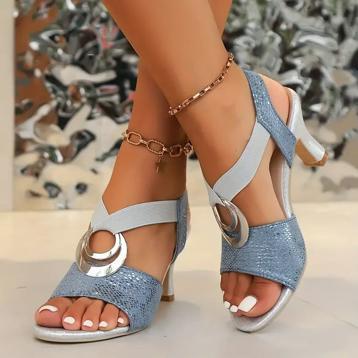 Colette | Orthopädische Sandalen mit hohem Absatz
