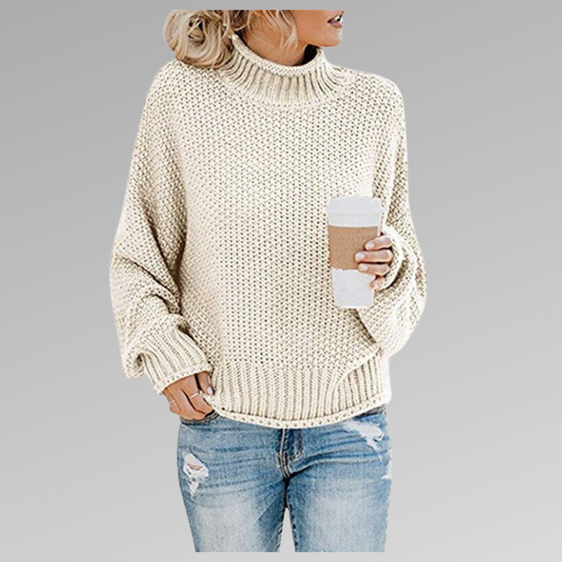 Elina | Rollkragen Strickpullover Damen