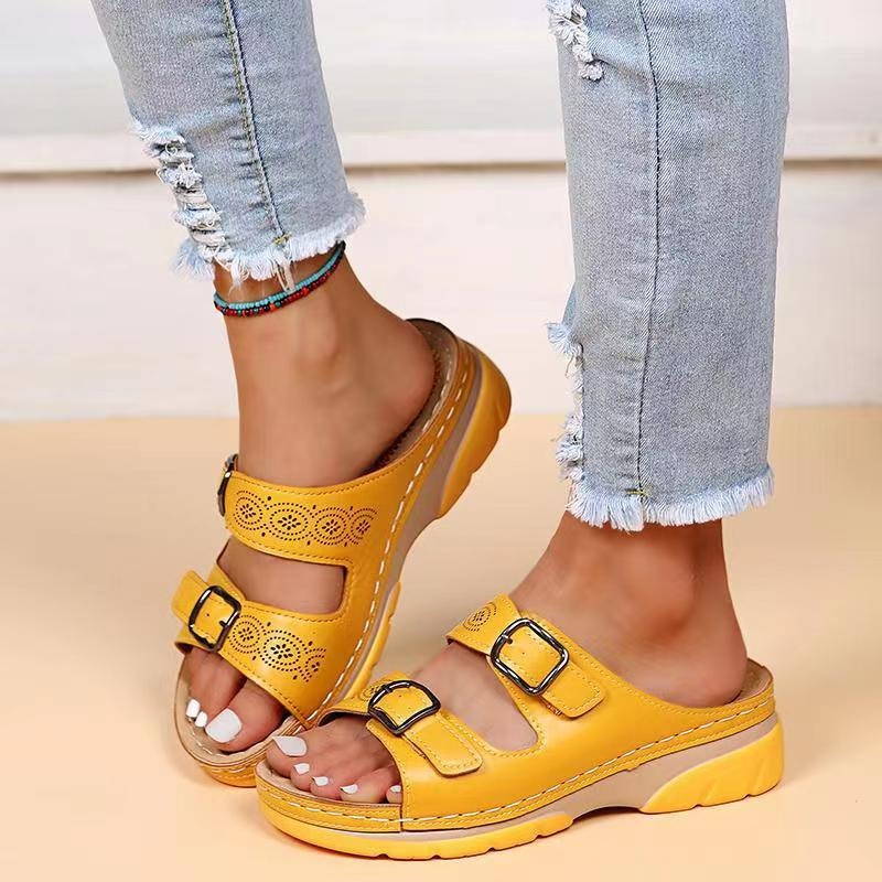 Helene | Bequeme Sandalen mit zwei Schnallen