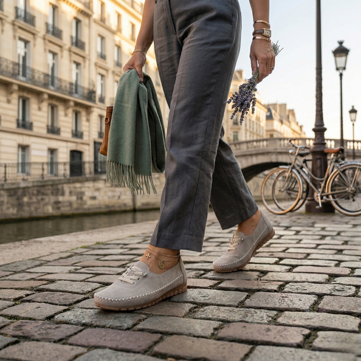 Greta | Bequeme Loafer aus Wildleder für den Alltag