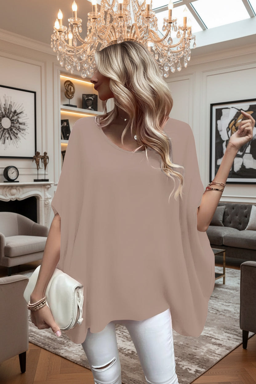 Aurélie | Lässige Oversize-Bluse mit Fledermausärmeln
