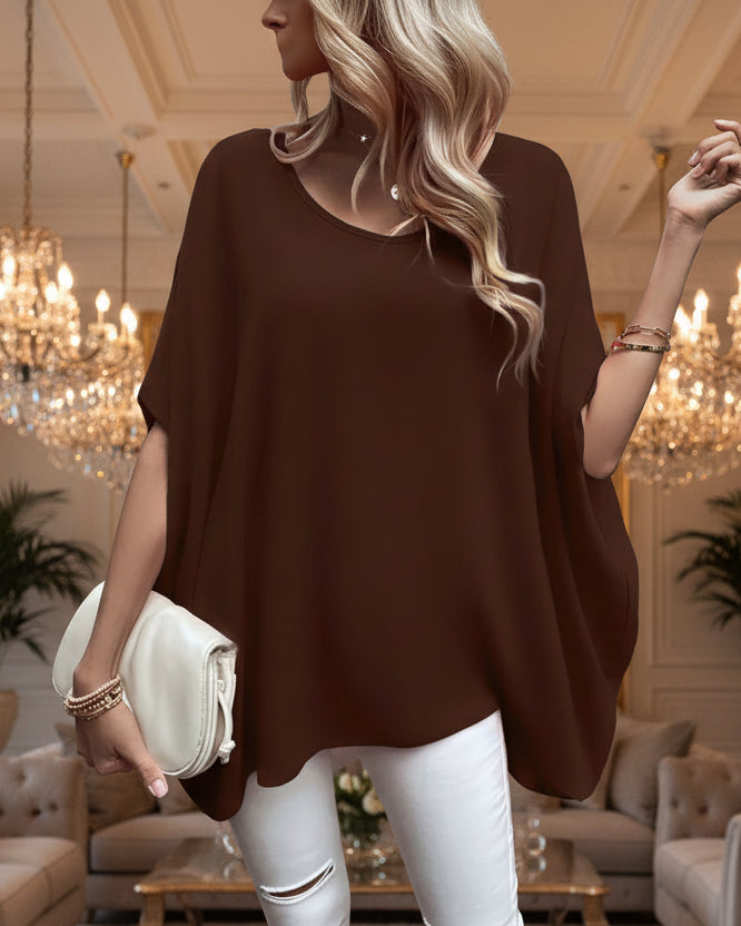 Aurélie | Lässige Oversize-Bluse mit Fledermausärmeln