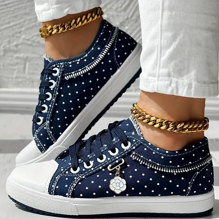 Anouk | Lässige Sneaker mit Blumenmuster