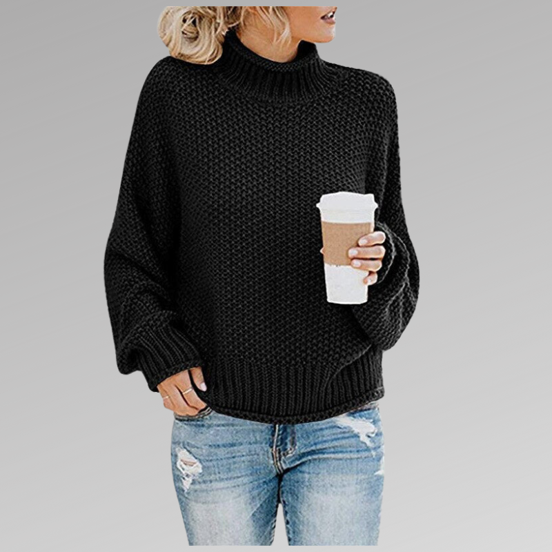 Elina | Rollkragen Strickpullover Damen