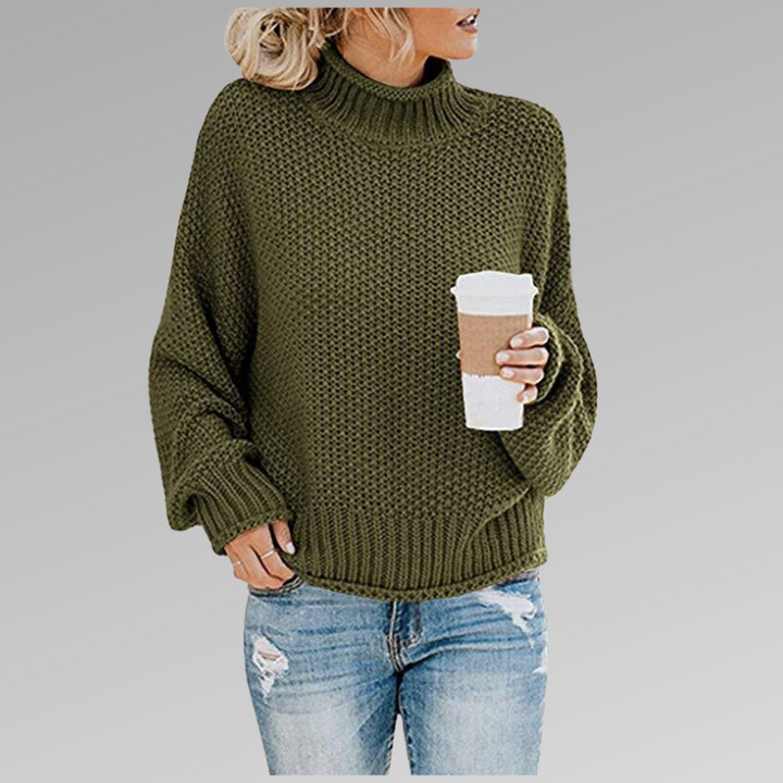 Elina | Rollkragen Strickpullover Damen