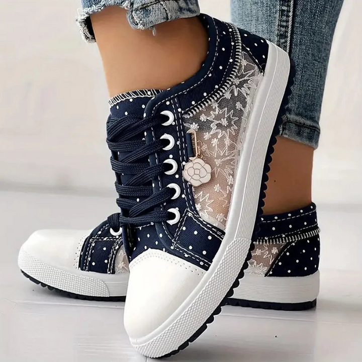 Anouk | Lässige Sneaker mit Blumenmuster
