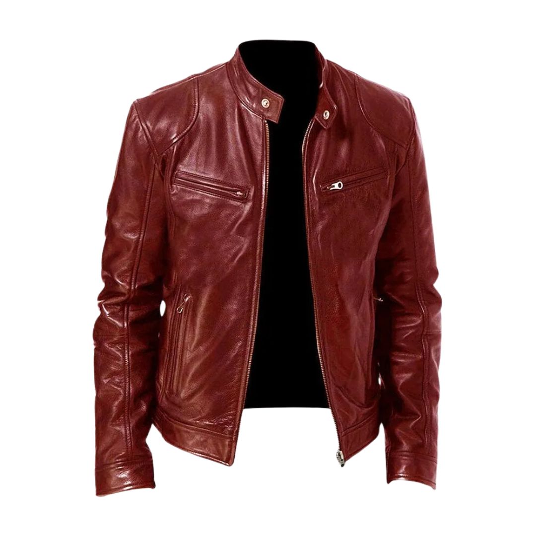 James | Klassische Lederjacke