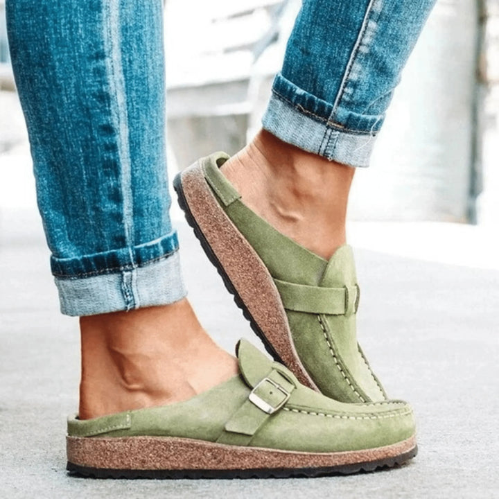 Annika | Bequeme Clogs mit Schnallen im Freizeitlook