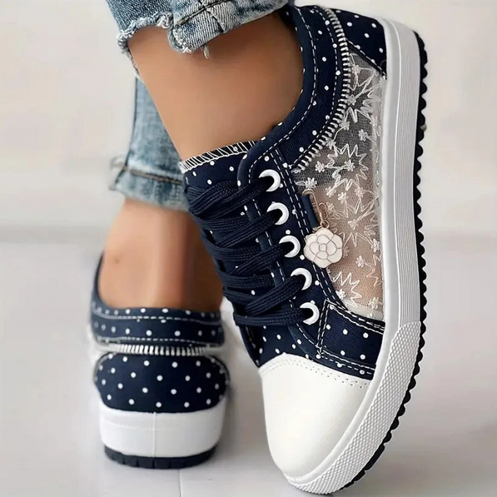 Anouk | Lässige Sneaker mit Blumenmuster