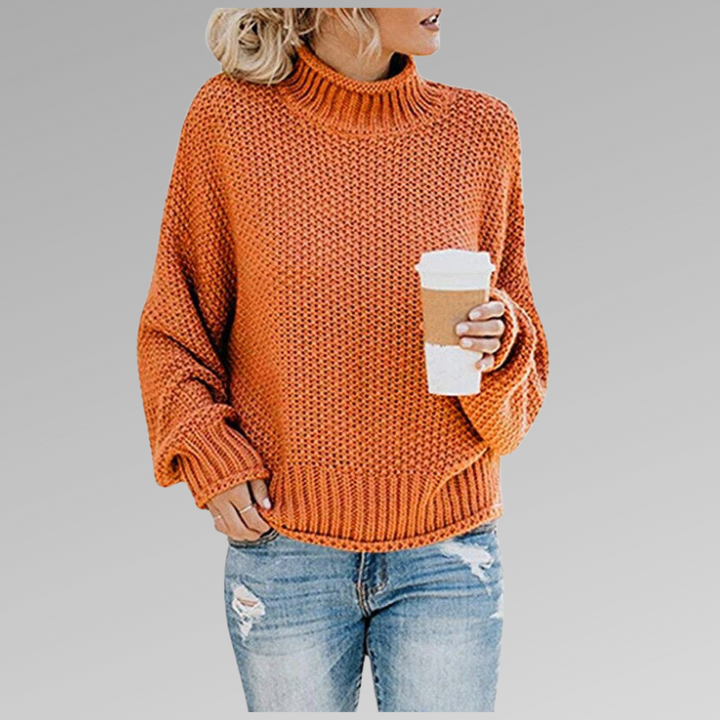 Elina | Rollkragen Strickpullover Damen