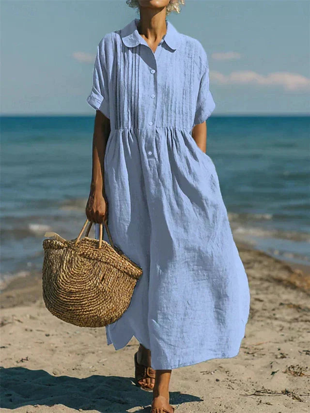 Marielle | Lässiges Maxikleid aus Leinen