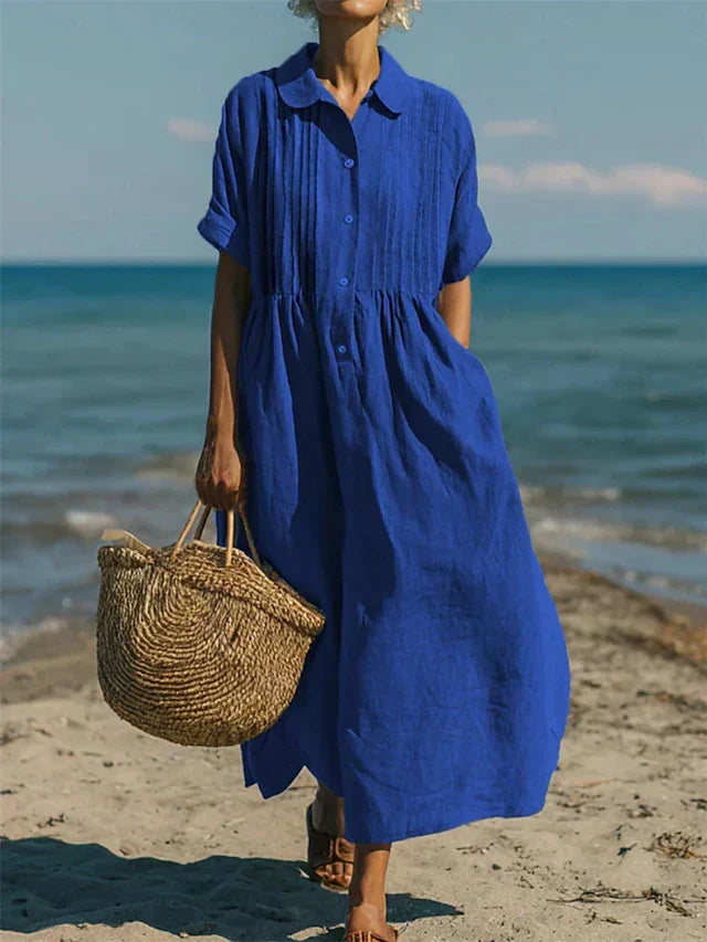 Marielle | Lässiges Maxikleid aus Leinen