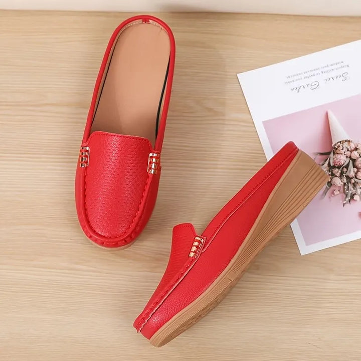 Ines | Bequeme Slipper mit Plateau